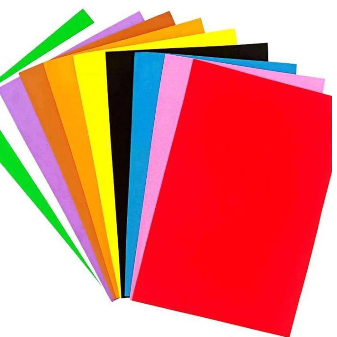 10Pcs Different Colour A4 Size Fomic Sheet